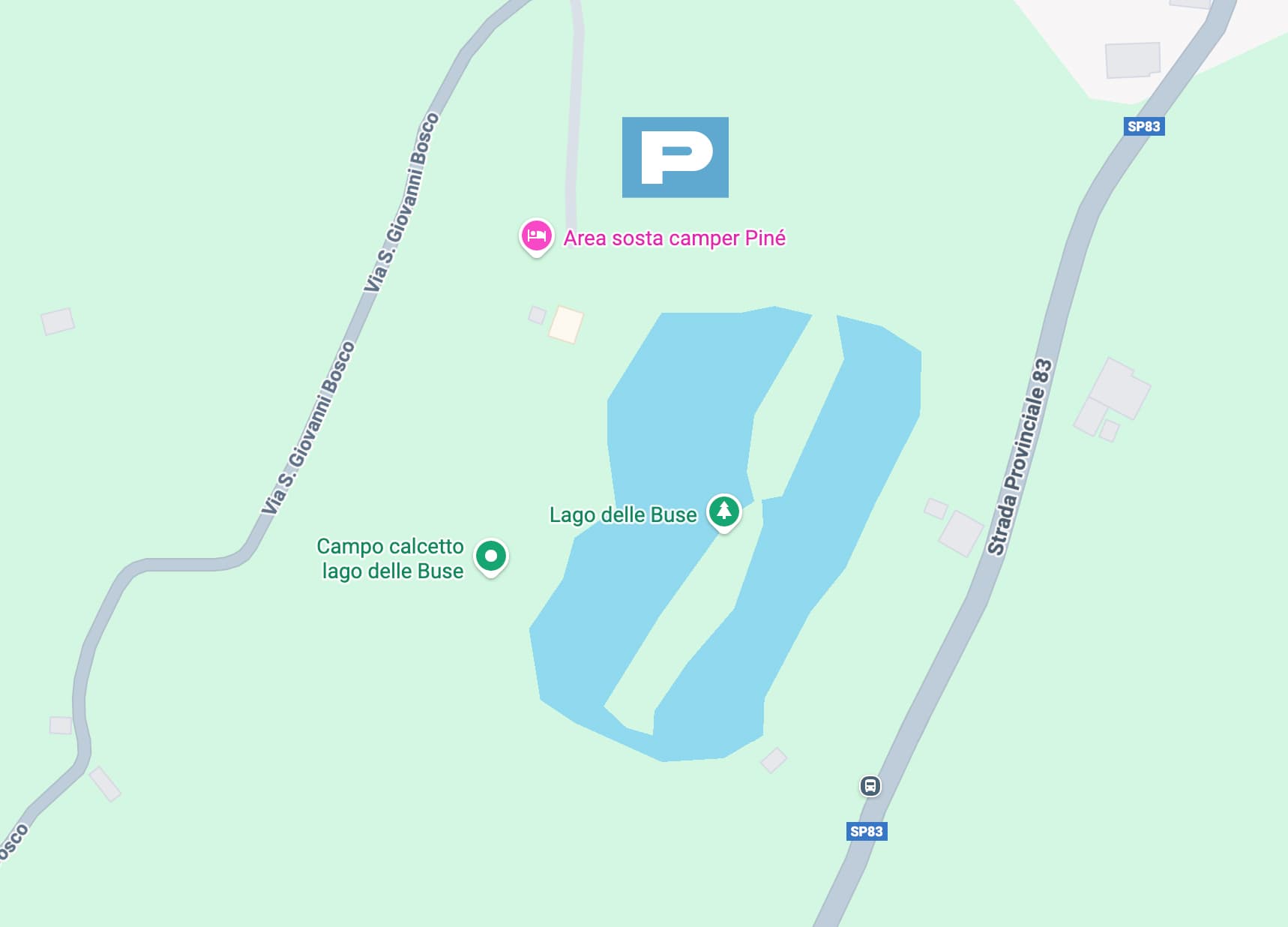 Parcheggio Lago delle Buse