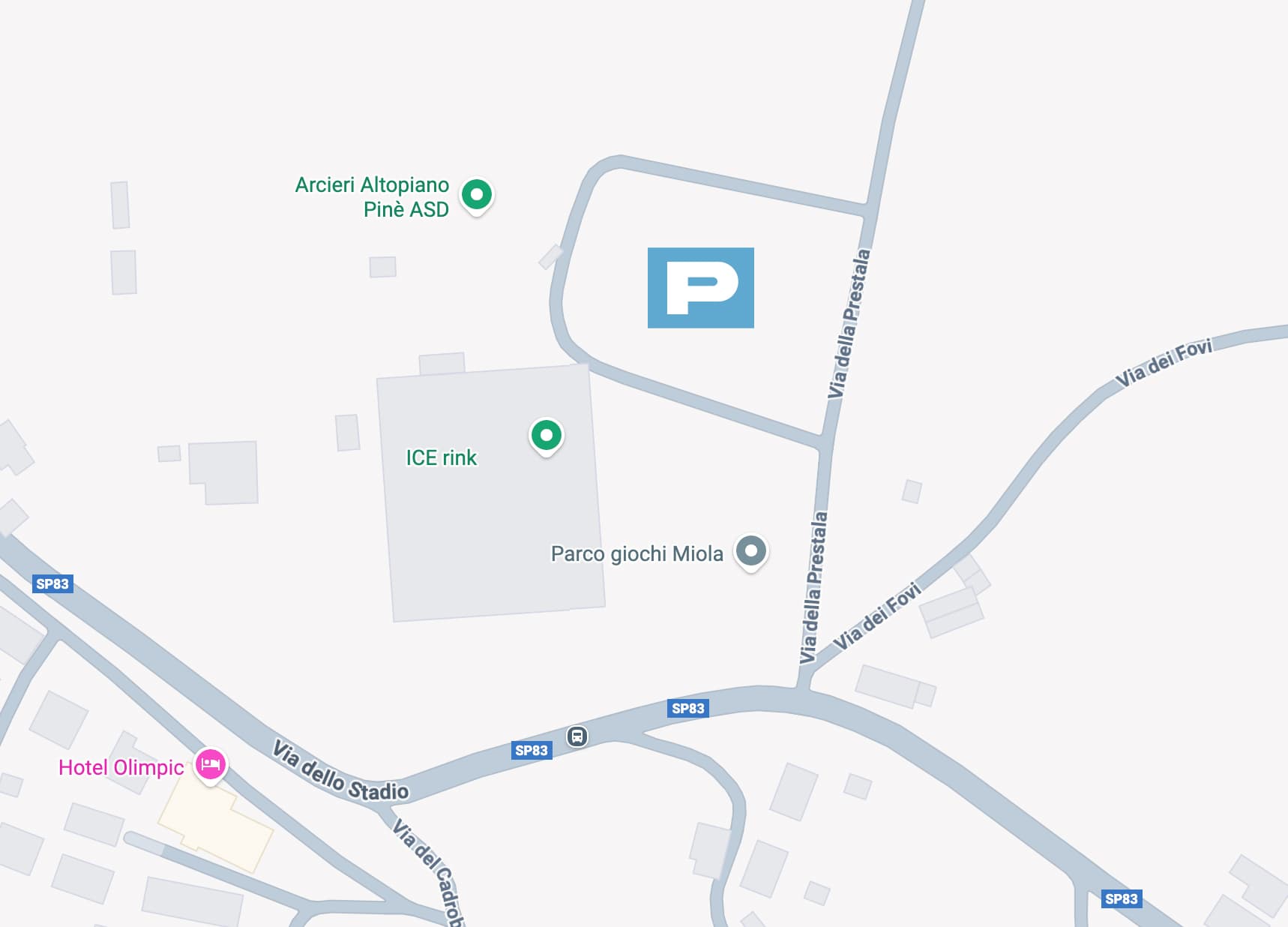 Parcheggio Stadio del Ghiaccio (Miola)